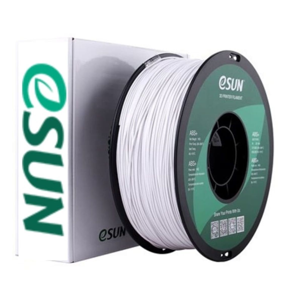 ESUN - Filamento 3D Abs Esun  1.75MM Blanco Invierno - Filamentos