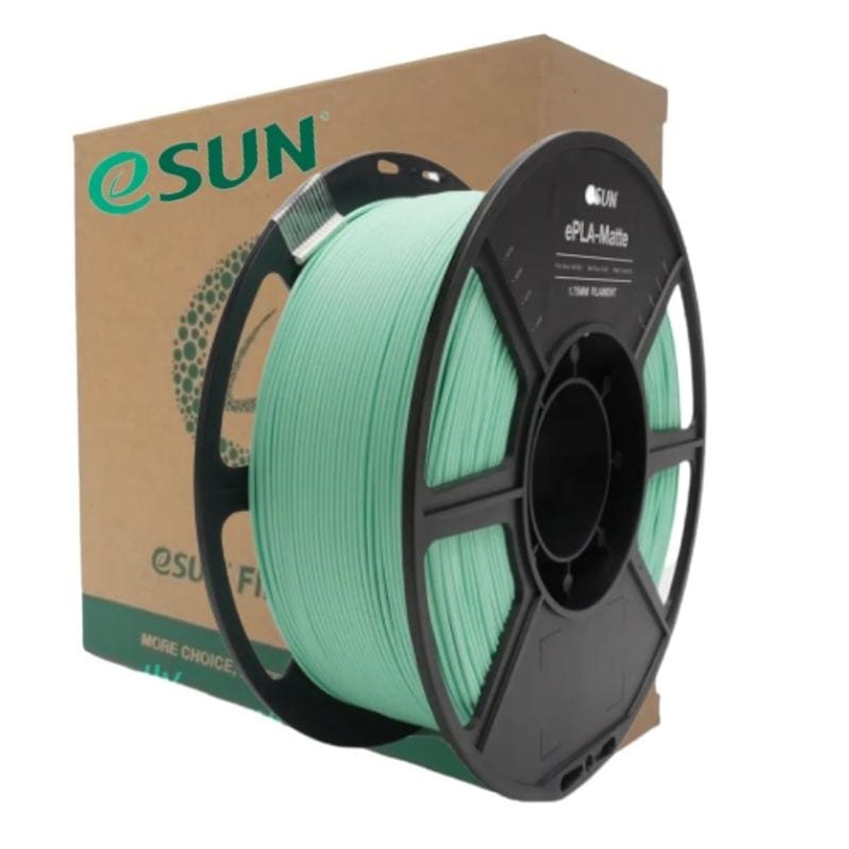 ESUN - Filamento 3D Pla Mate Esun 1kg 175mm Verde Menta - Filamentos