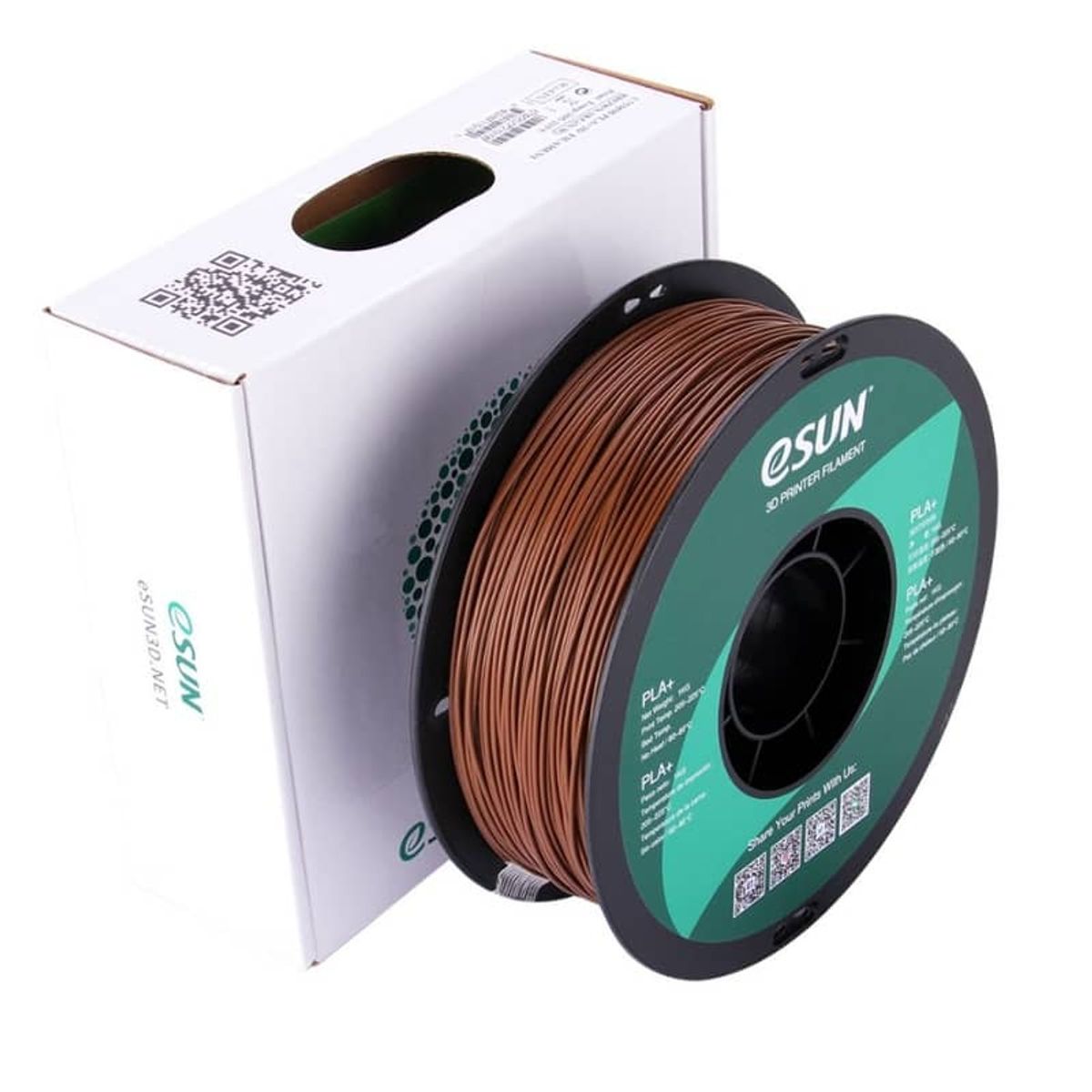 ESUN - Filamento 3D Pla Esun 1kg 175mm Café - Filamentos