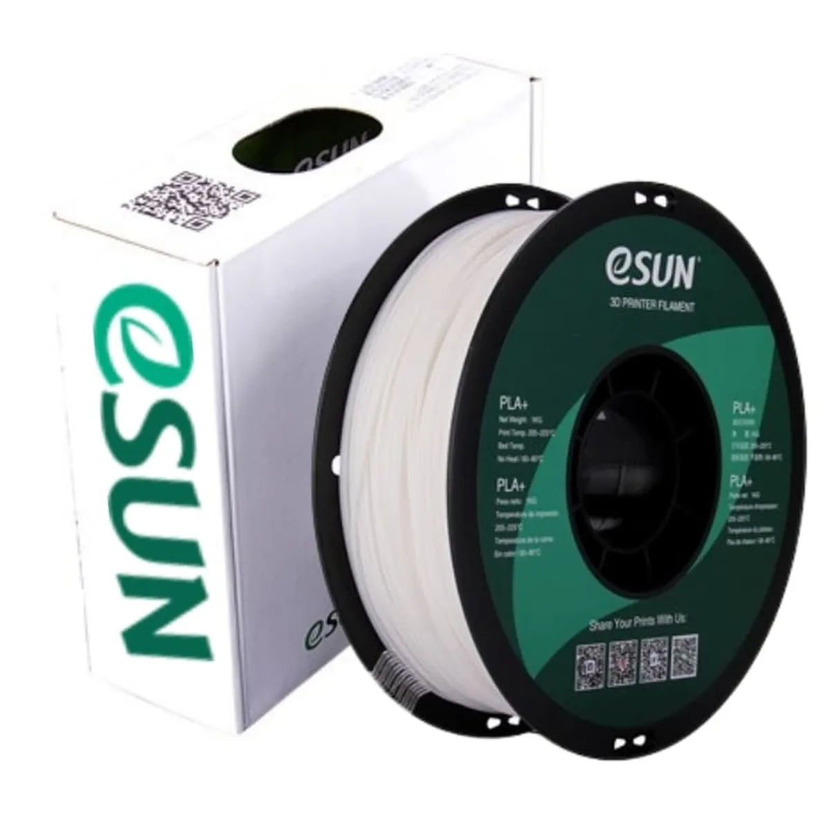 ESUN - Filamento 3D Pla Esun 1kg 175mm Blanco - Filamentos