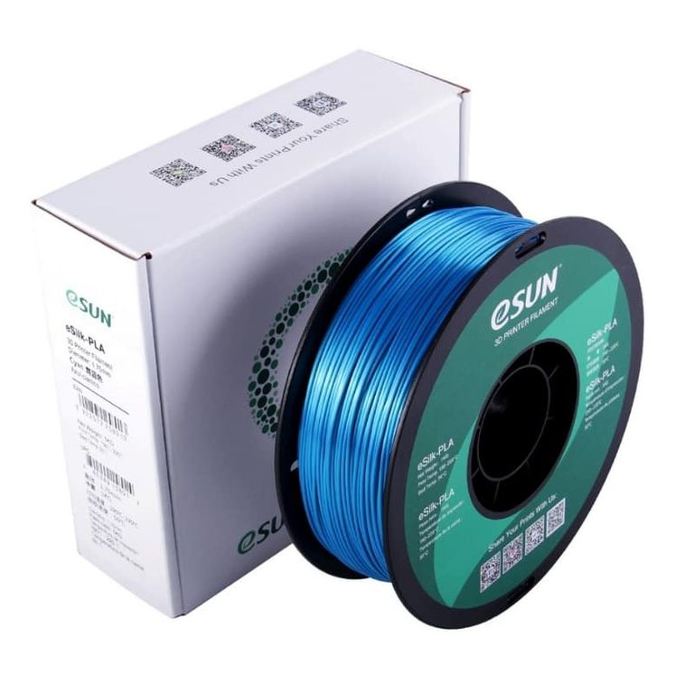 Filamento 3D Pla Seda Esun 1kg 175mm Cyan - Filamentos