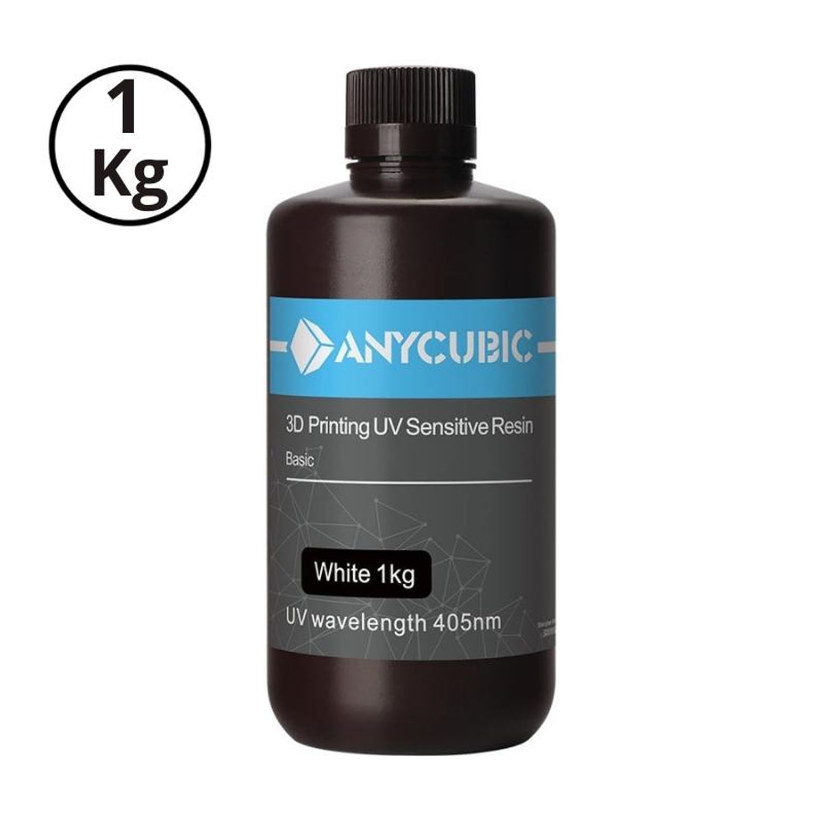 ANYCUBIC - Resina 3D Para Impresoras Anycubic 3d  Blanca - Resinas
