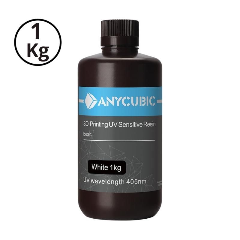 ANYCUBIC - Resina 3D Para Impresoras Anycubic 3d 1000g Blanca - Resinas