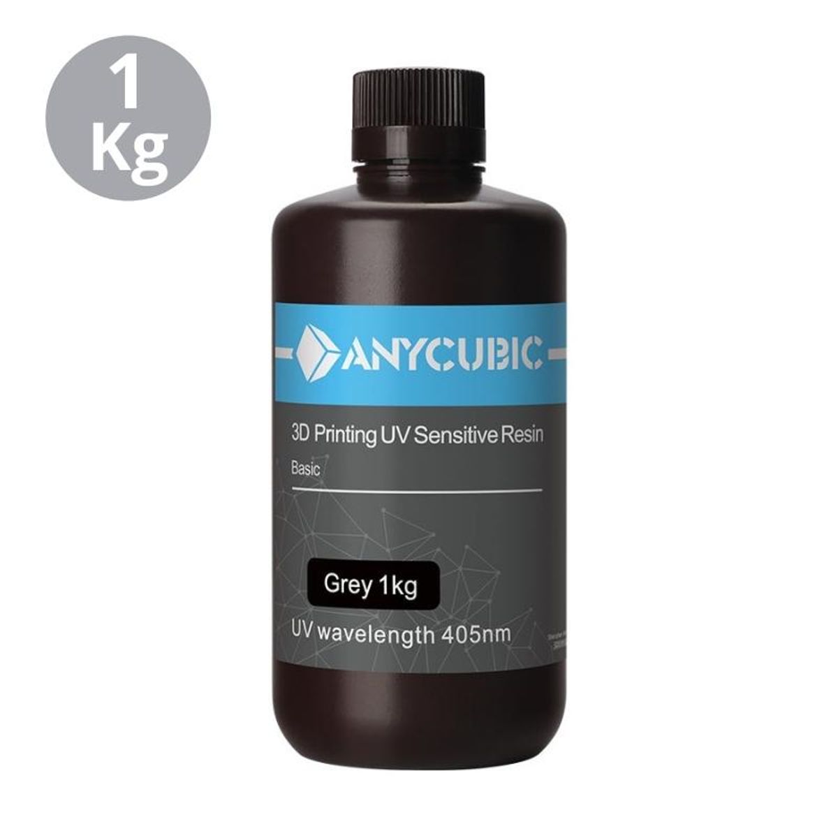 ANYCUBIC - Resina 3D Para Impresoras Anycubic 3D 1000g Gris - Resinas