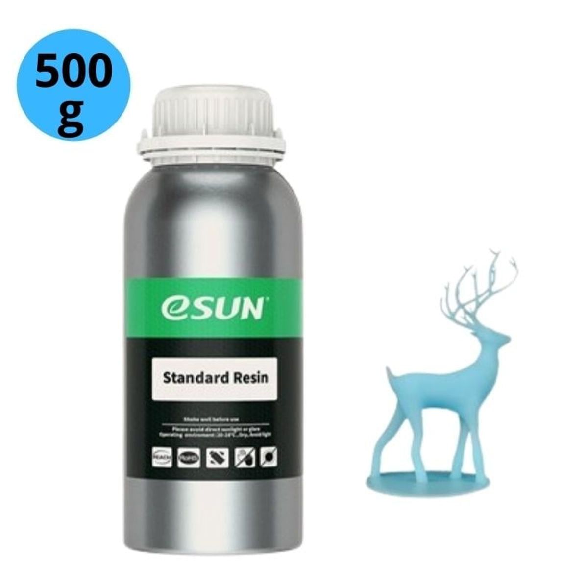 ESUN - Resina 3D Esun Para Impresoras 3d 500g Azul Cielo - Resinas