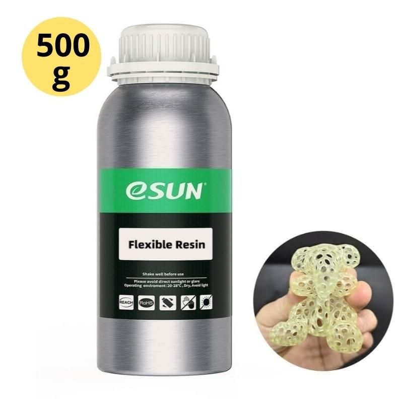 ESUN - Resina 3D Flexible Esun Impre 3d 500g Amarillo Transparente