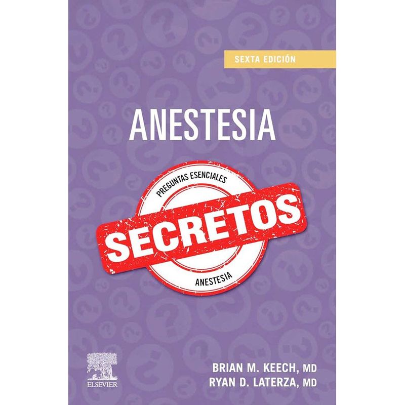 EDITORIAL MEDITERRANEO - Libro Secretos Anestesia 6ed.