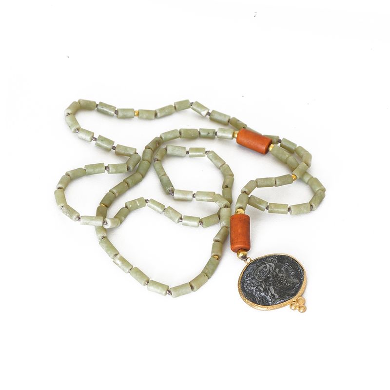 TURKUAZ - Collar Nerón verde agua