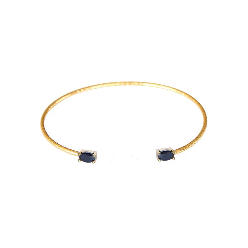TURKUAZ - Pulsera Fadia doble negra
