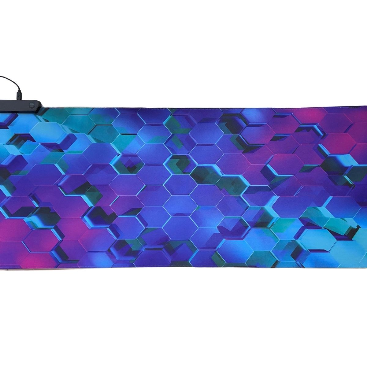 GENERICO - Mousepad Gamer Iluminación Led RGB USB 80X30cm Fibra Ultra Fina 14 Modos Iluminación