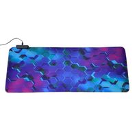 Mousepad Gamer Iluminación Led RGB USB 80X30cm Fibra Ultra Fina 14 Modos Iluminación