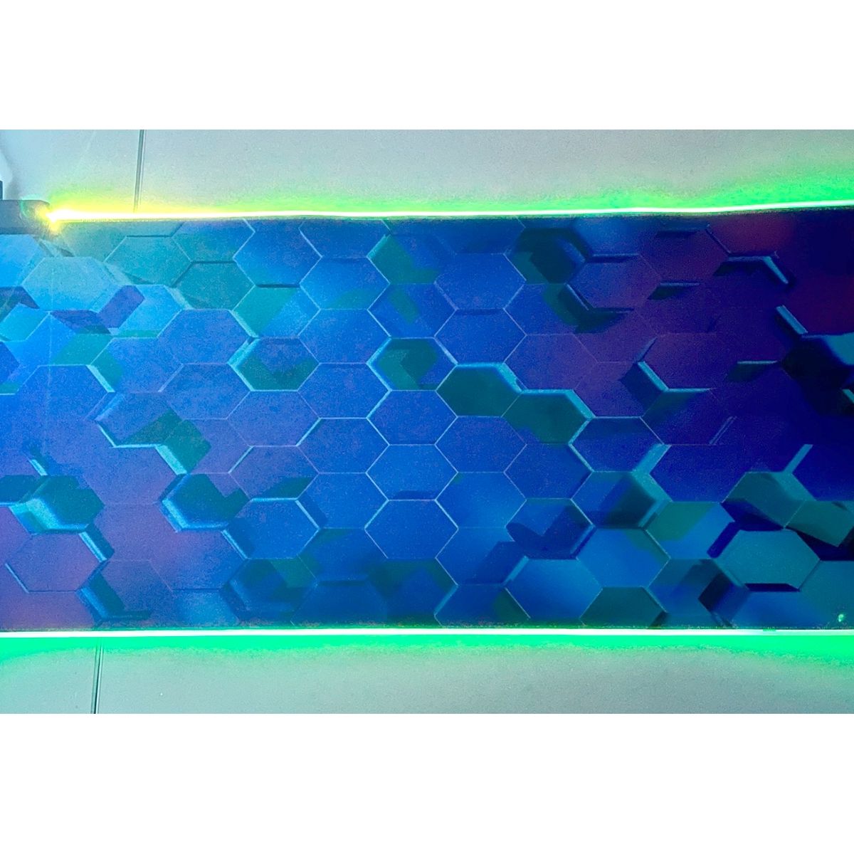 GENERICO - Mousepad Gamer Iluminación Led RGB USB 80X30cm Fibra Ultra Fina 14 Modos Iluminación