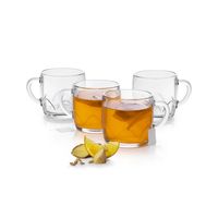 Set 4 Tazas De Vidrio Arcos 314 ml