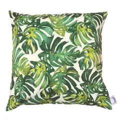 ELIZABETH PEPER - FUNDA COJIN DECORATIVO DISEÑO PLANTAS VERDES 50X50.