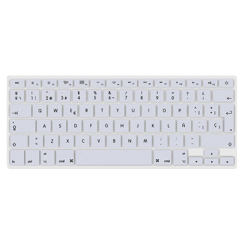 GENERICO - Cubierta Protectora De Teclado Para Macbook 13 Y 15 Gris Español