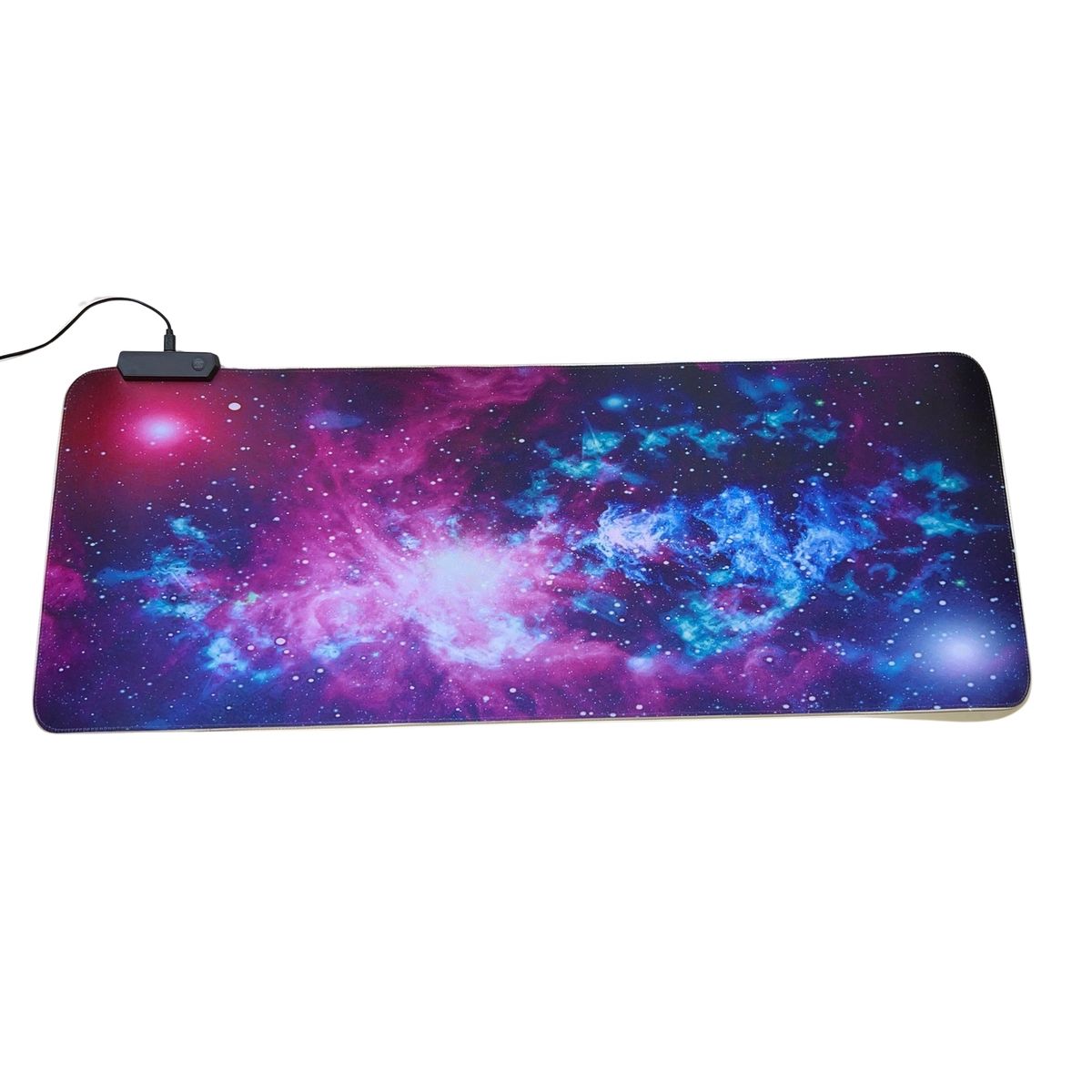 GENERICO - Mousepad Gamer Iluminación Led RGB USB 80X30cm Fibra Ultra Fina 14 Modos Iluminación