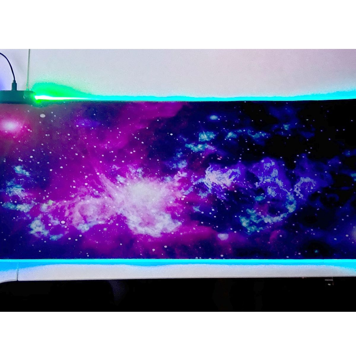 GENERICO - Mousepad Gamer Iluminación Led RGB USB 80X30cm Fibra Ultra Fina 14 Modos Iluminación