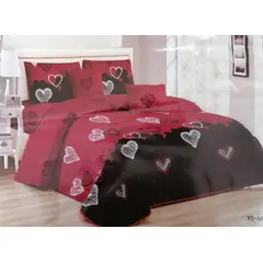 GENERICO - CUBRECAMA 2 PLAZAS ESTAMPADO CON FUNDAS DE ALMOHADA