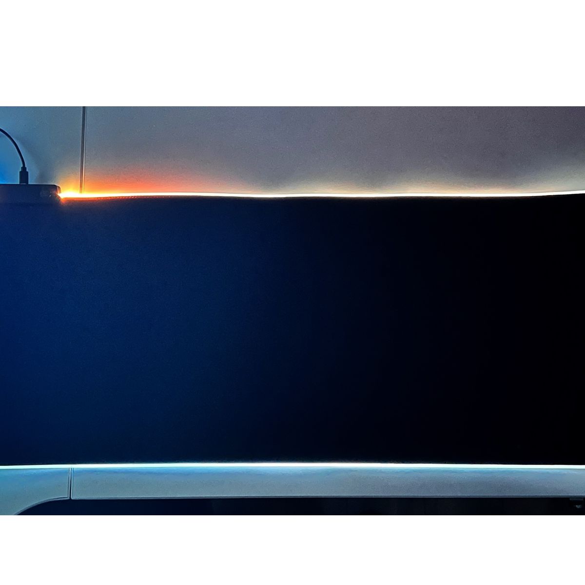 GENERICO - Mousepad Gamer Iluminación Led RGB USB 80X30cm Fibra Ultra Fina 14 Modos Iluminación