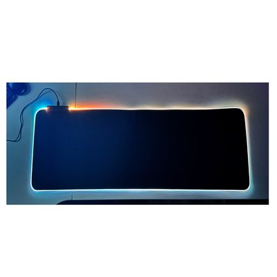Imagen 2 del producto Mousepad Gamer Iluminación Led RGB USB 80X30cm Fibra Ultra Fina 14 Modos Iluminación