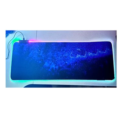 Imagen 2 del producto Mousepad Gamer Iluminación Led RGB USB 80X30cm Fibra Ultra Fina 14 Modos Iluminación