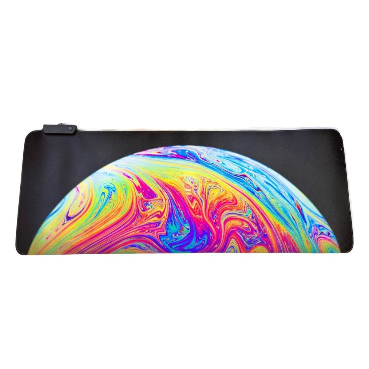 GENERICO - Mousepad Gamer Iluminación Led RGB USB 80X30cm Fibra Ultra Fina 14 Modos Iluminación