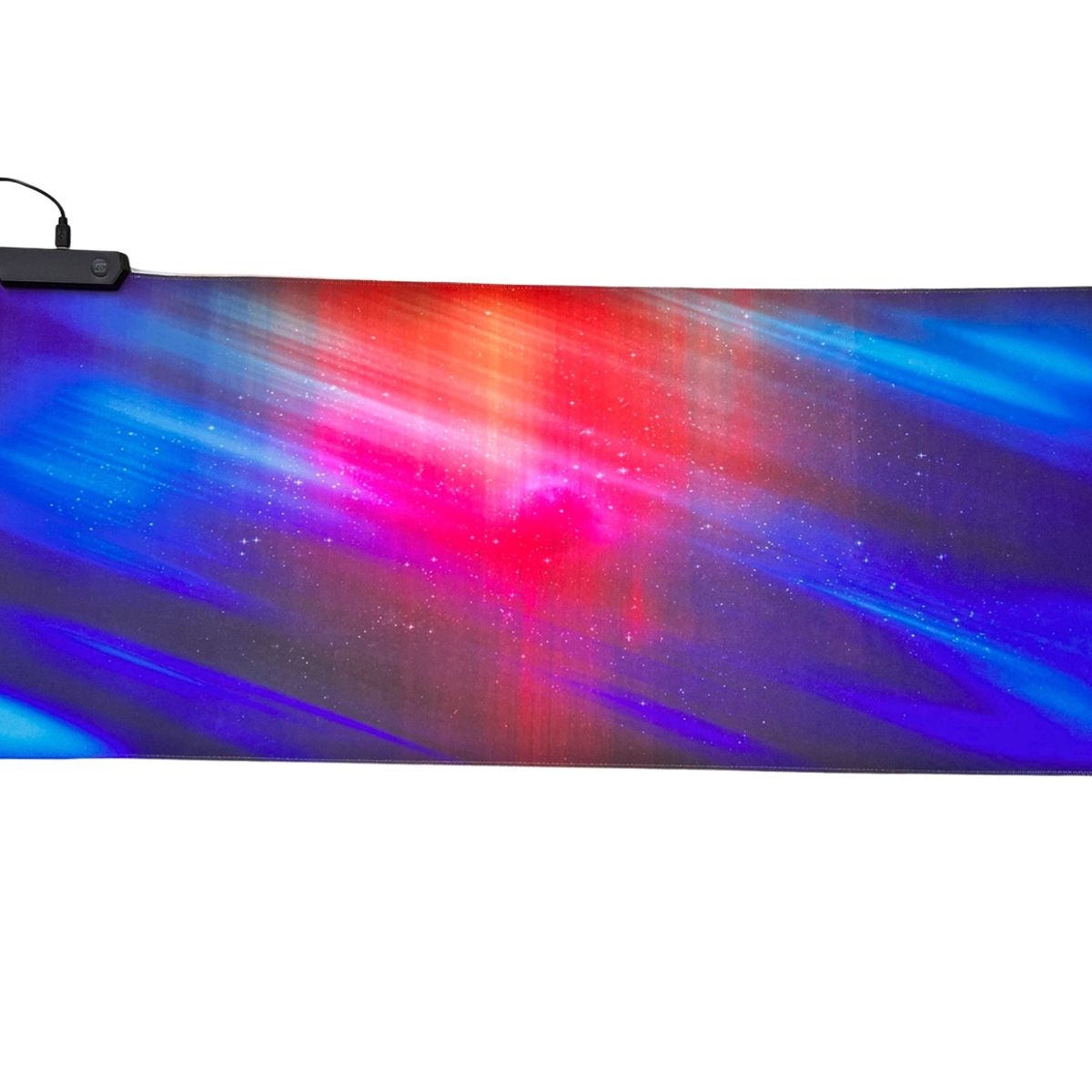 GENERICO - Mousepad Gamer Iluminación Led RGB USB 80X30cm Fibra Ultra Fina 14 Modos Iluminación