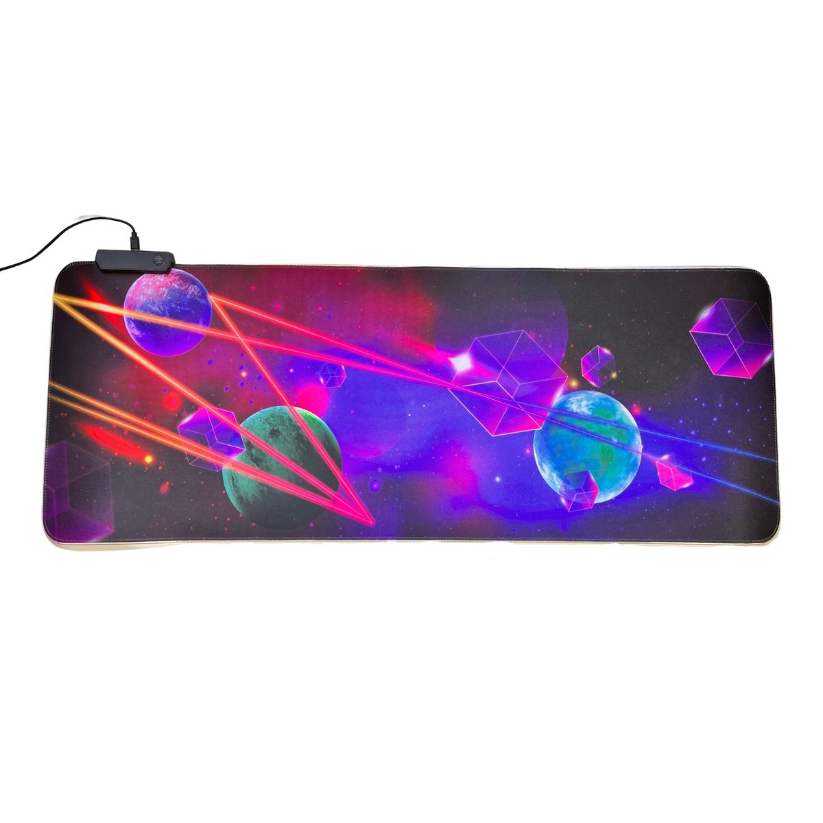 GENERICO - Mousepad Gamer Led RGB USB 80X30cm