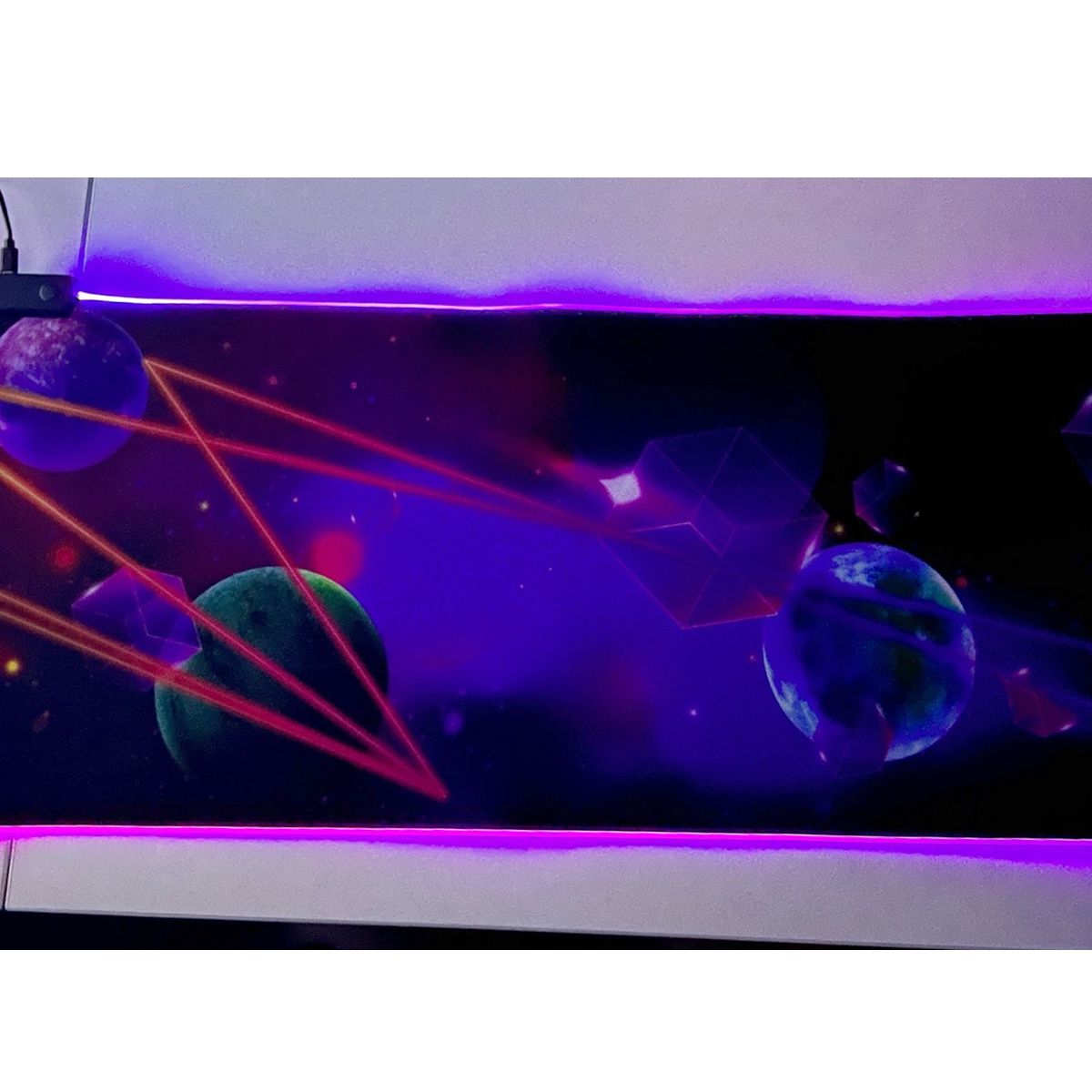 GENERICO - Mousepad Gamer Led RGB USB 80X30cm