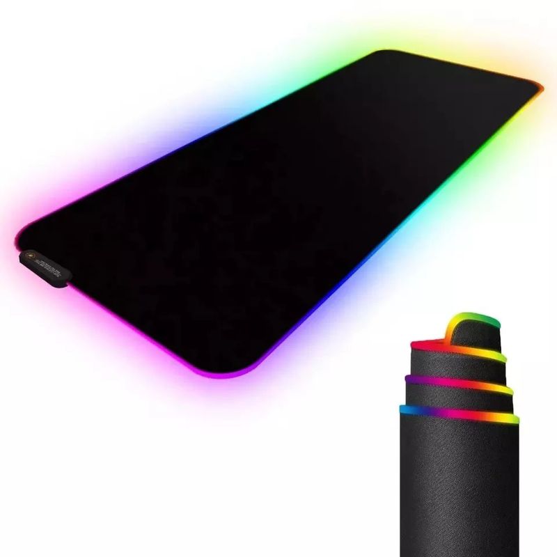 GENERICO - Mousepad Gamer Led RGB USB 80X30cm