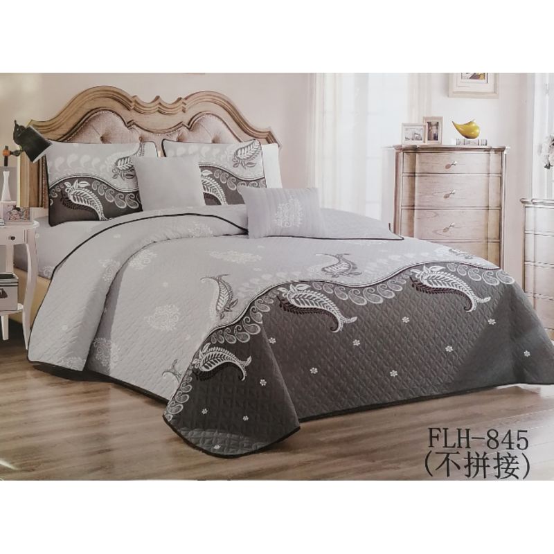 GENERICO - CUBRECAMA 2.5 PL ESTAMPADO CON FUNDAS DE ALMOHADA.