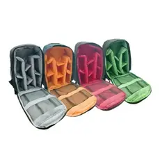 OFERTABKN - Mochila Fotográfica Cámara Réflex Lentes Flash Verde