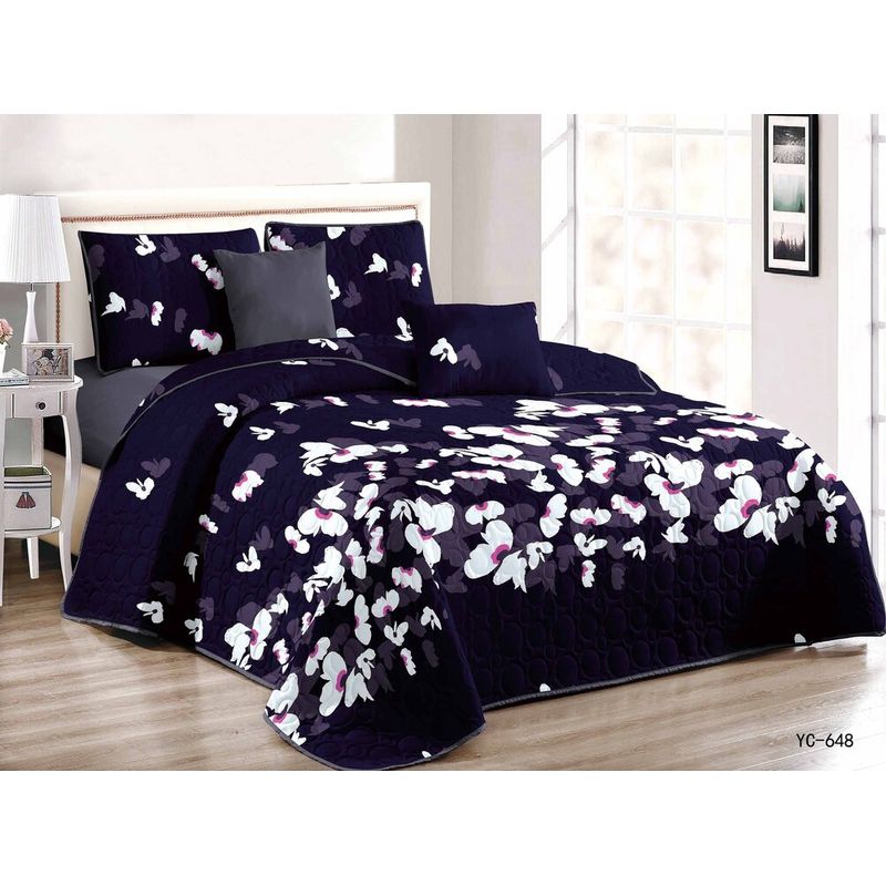 GENERICO - CUBRECAMA 2.5 PL ESTAMPADO CON FUNDAS DE ALMOHADA.