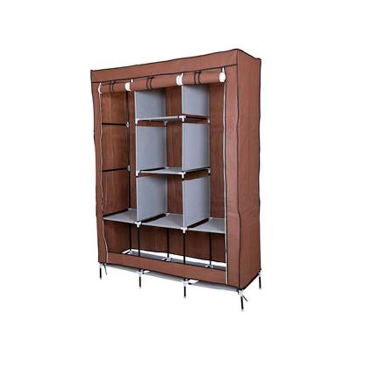 GENERICO - Closet Ropero de Tela Armable Portatil 105x45x175cm