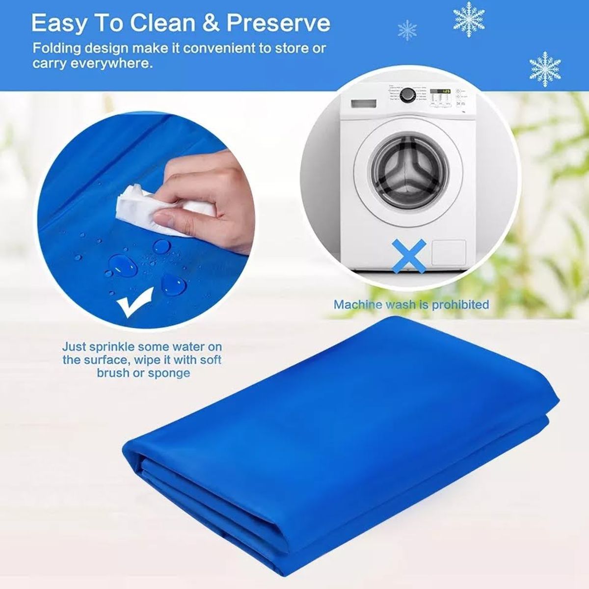 GENERICO - Manta Refrescante Alfombra Para Mascotas 90x50 Talla L