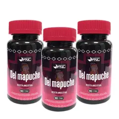 FNL - Del Mapuche 180 Capsulas 3x60 Caps. Vigorizante