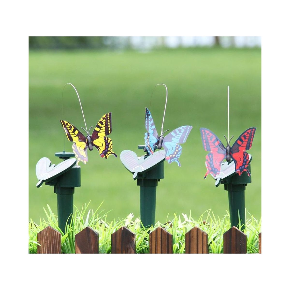 GENERICO - Estaca Para Jardin Mariposa Solar