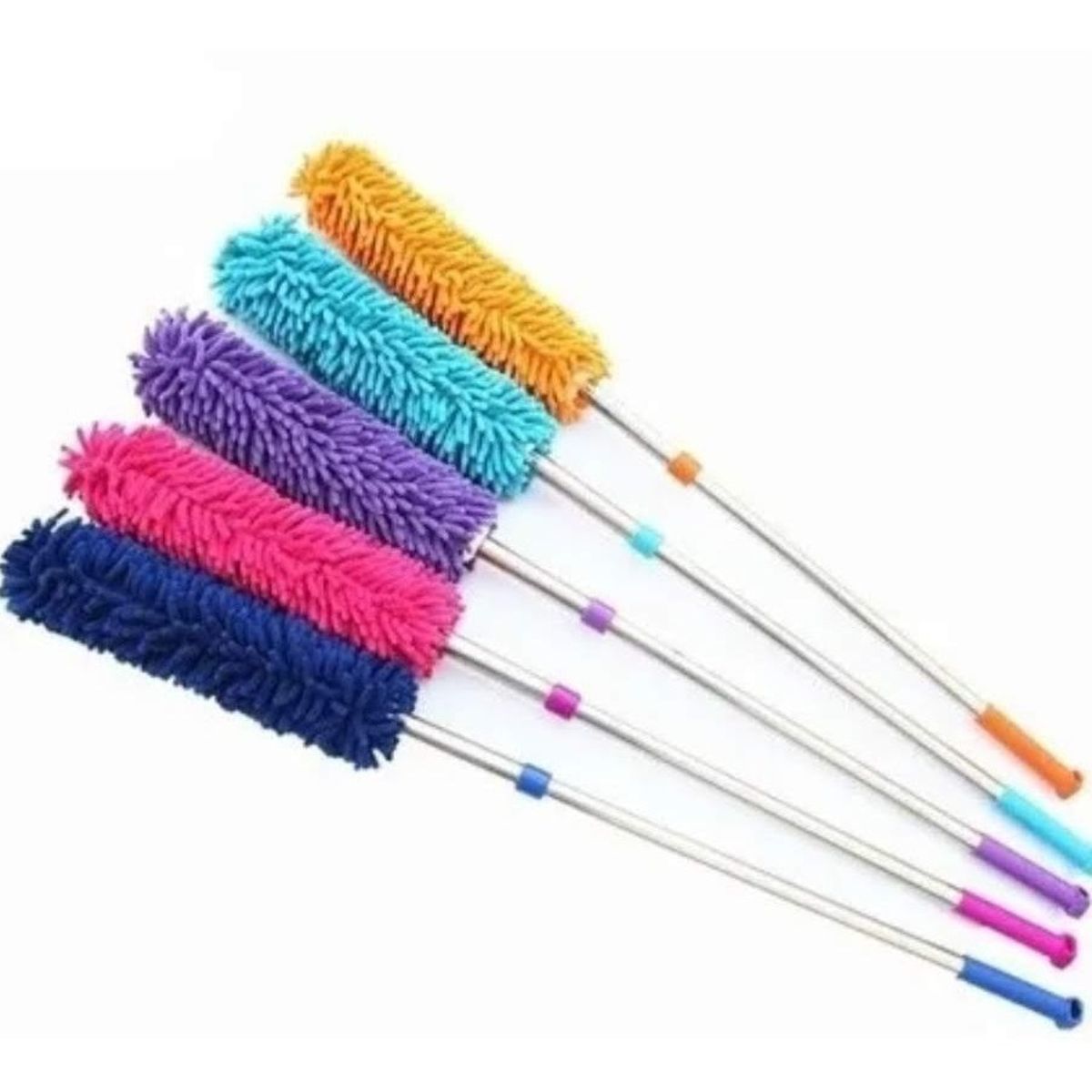 GENERICO - Plumero Microfibra Extensible Paño Limpieza Colores Surtidos