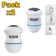 GENERICO - Pack x2 Removedor De Callos Para Pies Quita Callos Recargable USB