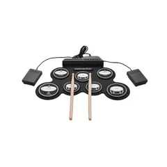 DBLUE - Bateria Electronica Digital 7 Pad 2 Mini Pedales