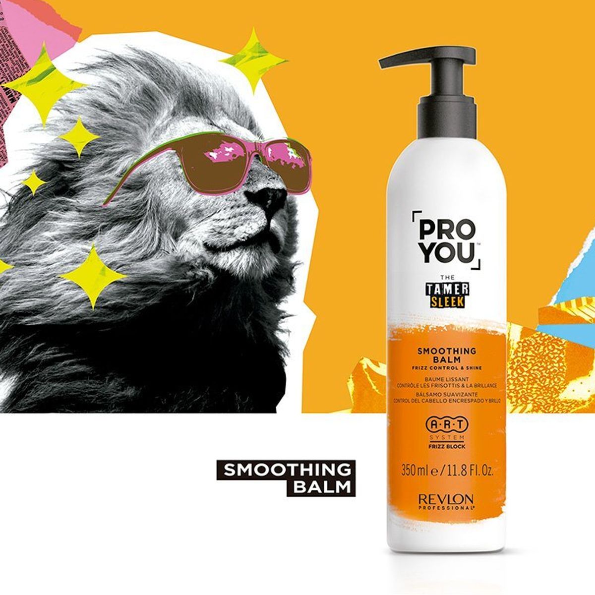 REVLON - THE TAMER Sleek Smoothing Balm - anti-frizz cabellos rebeldes 350ml
