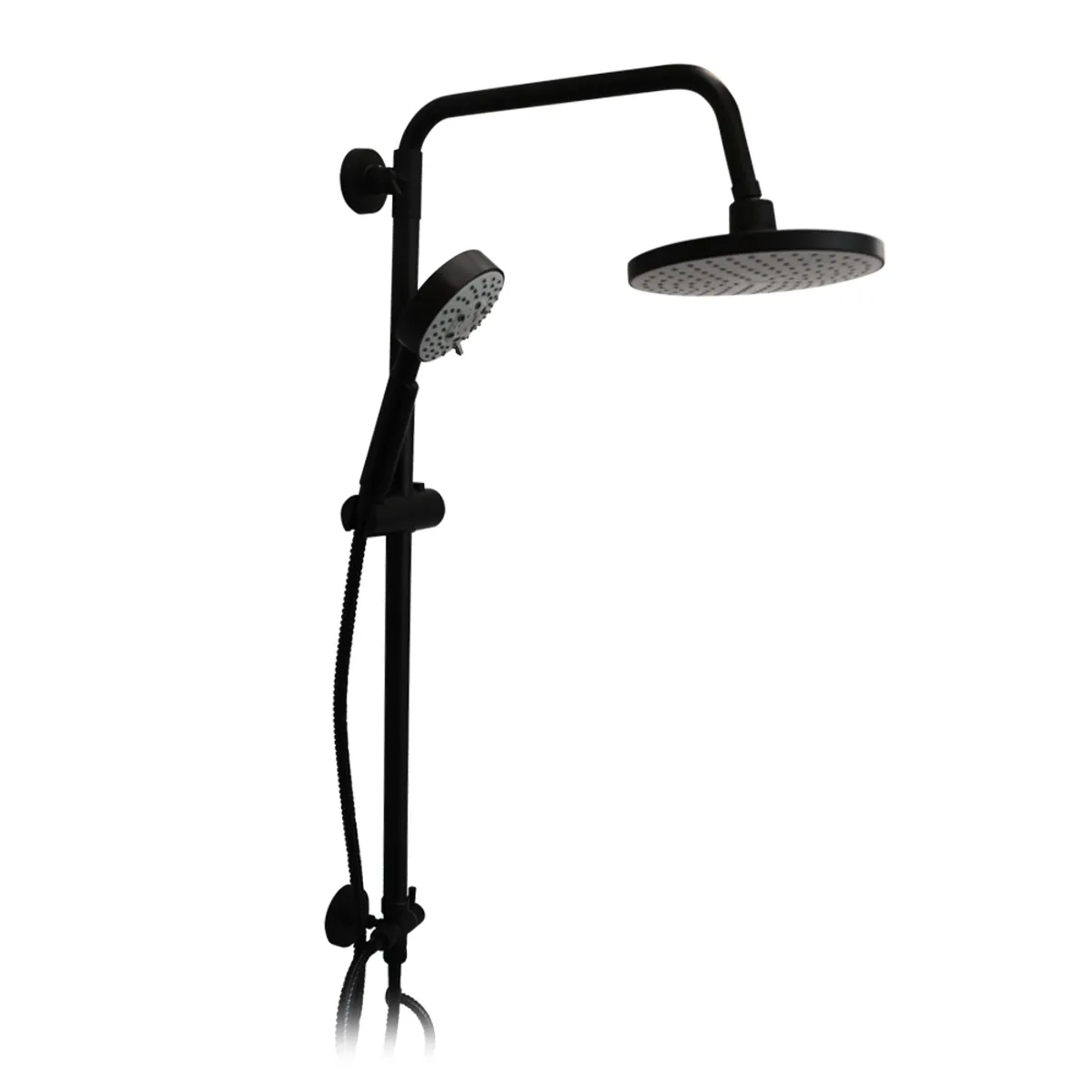 STRETTO - Columna de Ducha Venti Negro Mate