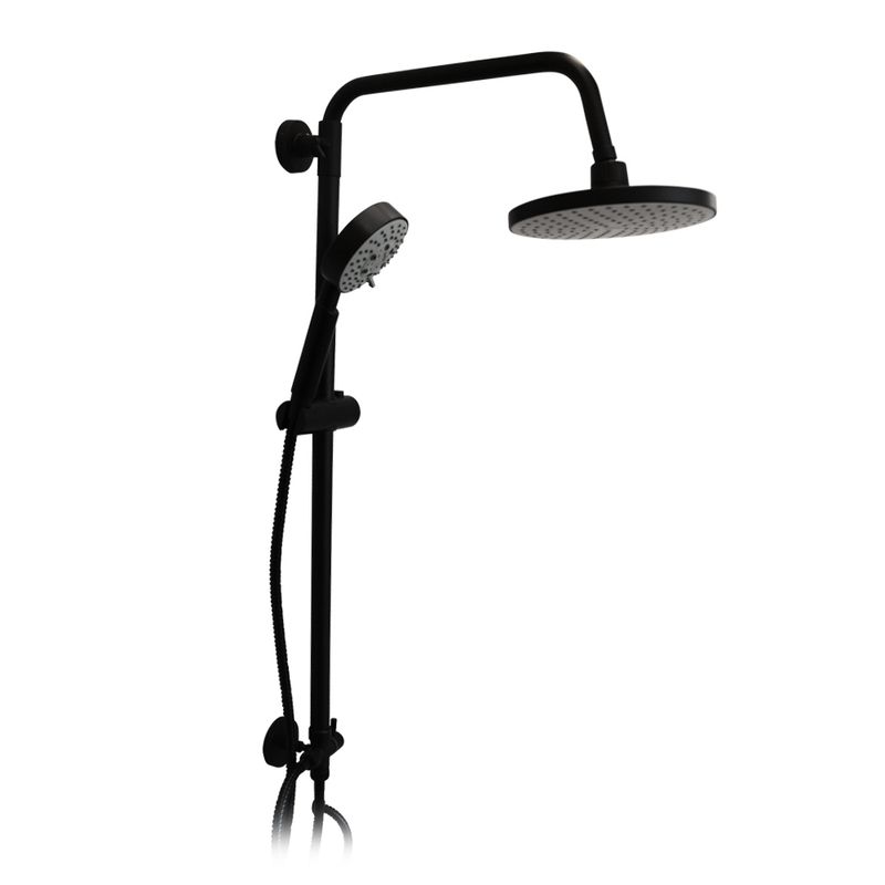 STRETTO - Columna de Ducha Venti Negro Mate