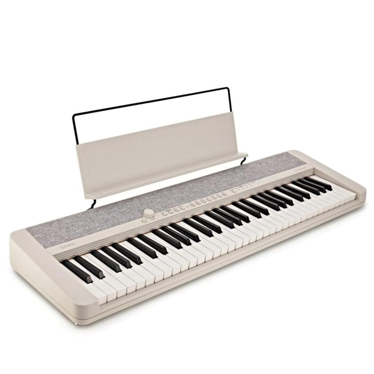 CASIO - Pack Teclado Casio CT-S1 Blanco + atril de tubo simple