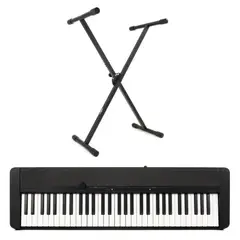CASIO - Pack Teclado CT-S1 Negro + atril de tubo simple