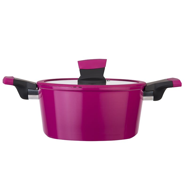 KITCHENWARE - Olla Soho Cherry 24cm Con Tapa