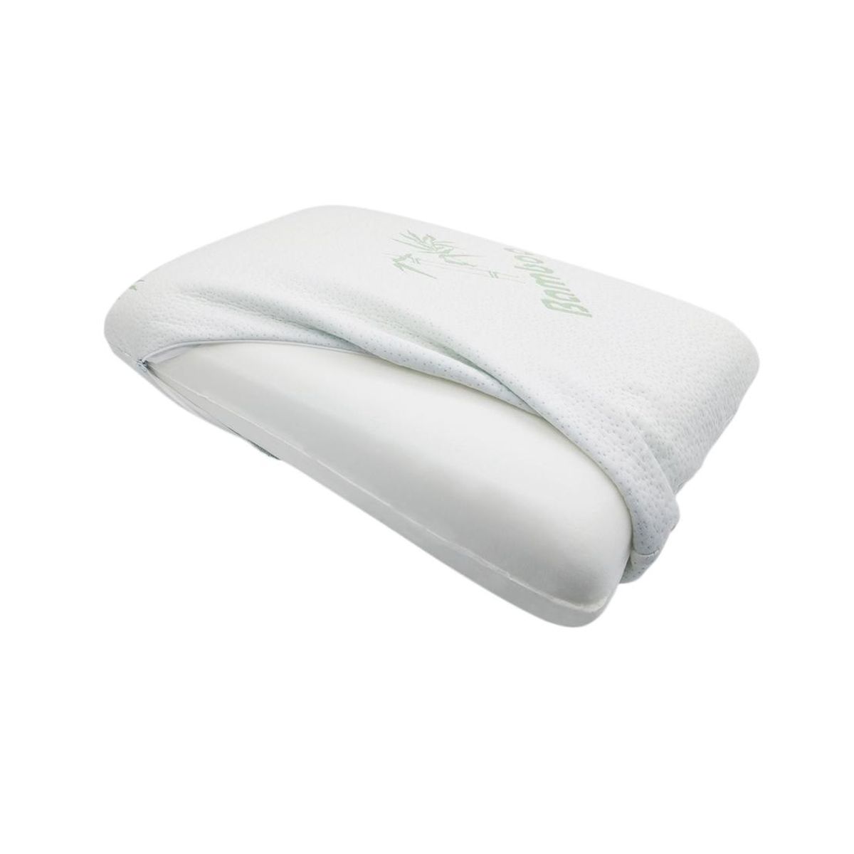 MAXCARE - Almohada Viscoelastica Clasica Bamboo 60X40x12