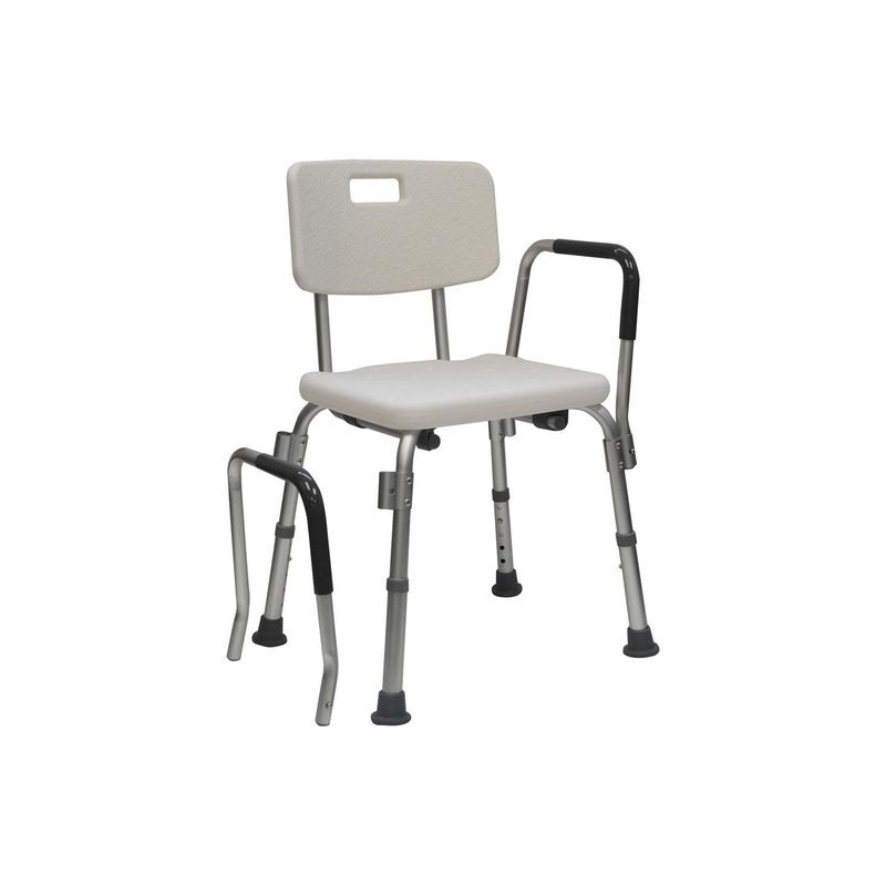 MAXCARE - Silla Baño Ducha Con Apoyabrazo Desmontable GLOMED