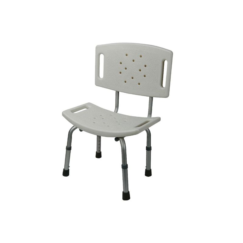 MAXCARE - Silla Baño Estándar Altura Regulable GLOMED