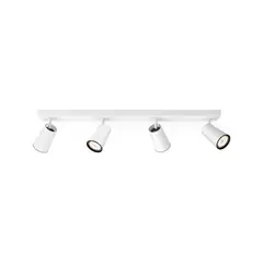 PHILIPS - APLIQUÉ CIELO/MURO PAISLEY CUÁDPLE DIRI S/GU10 BLCO